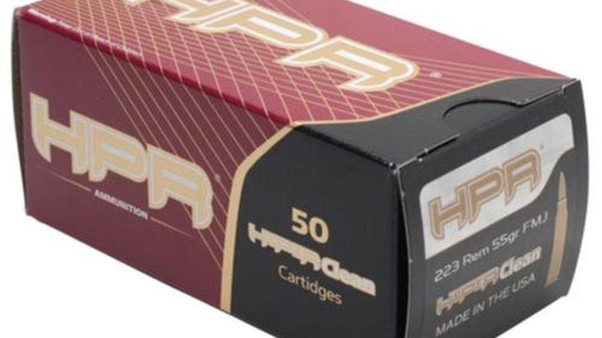 HPR AMMO 223 55GR FMJ 50RD – Brass Casing