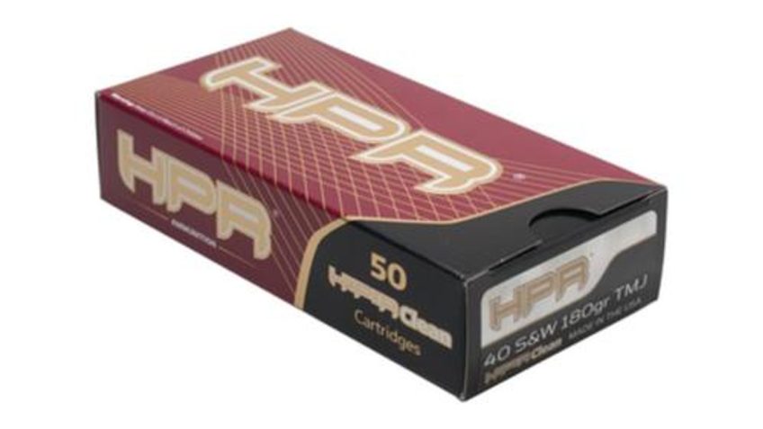 HPR Ammunition EMCON 40 Smith & Wesson 180 GR 50 – Brass Casing