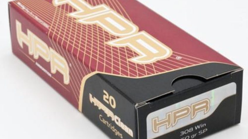 HPR Ammunition 308150SP Rifle 308 Win/7.62 NATO 150 GR InterLock 20 Bx / 10 Cs – Brass Casing