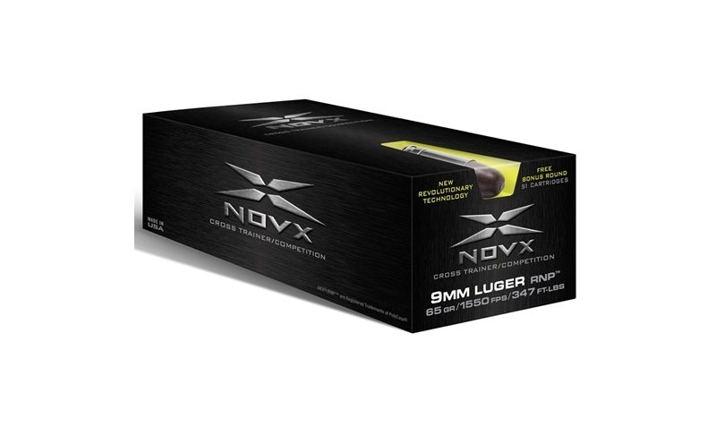 NOVX AMMO 9MM 65GR. RNP – Steel Casing