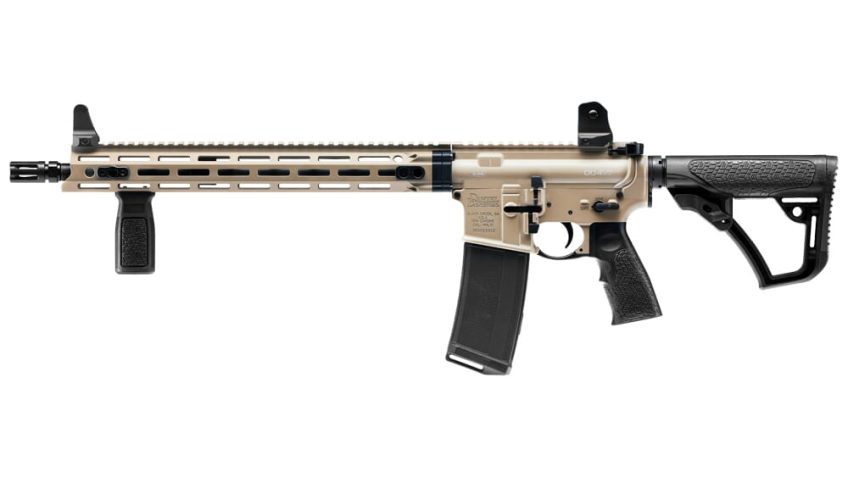 Daniel Defense Desert Sage Limited Series DDM4 V7 223 Rem/5.56 NATO Semi Auto Rifle – 32+1 Rounds, 16″ Barrel, FDE/Tan