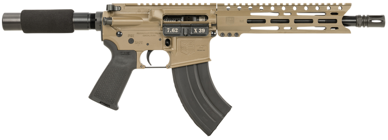 Diamondback Firearms DB15 7.62x39mm 10" AR Pistol, Flat Dark Earth – Compact and Reliable for Tactical Excellence – DB1915O061