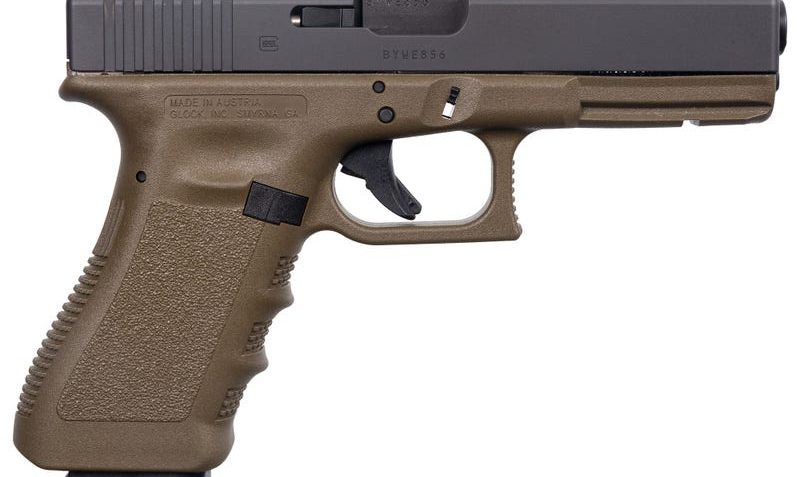 Glock 22 .40 S&W Semi Auto Pistol – 15+1 Rounds, 4.49″ Barrel, Polymer Grips, Green, 3-Dot Sights