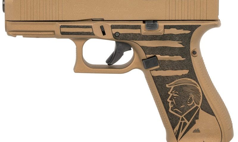 Glock G45 Gen5 MOS Trump Limited Edition 9mm – 17+1 Rounds, 4.02″ Barrel, Polymer Grips, FDE/Tan