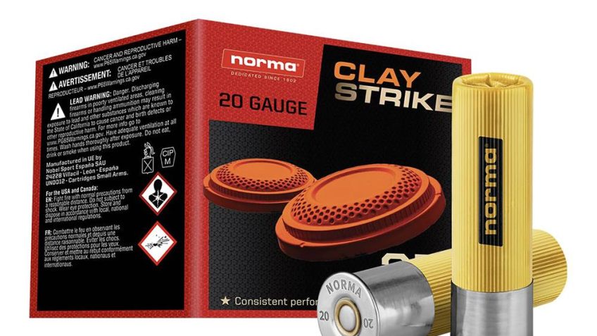 CLAYSTRIKE 20 GA 2.75” #8 shot 7/8oz 1250 fps 25RDS AMMO