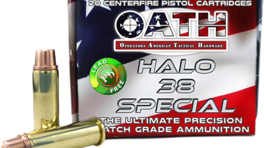 OATH AMMO .38 SPECIAL 125GR. – Brass Casing