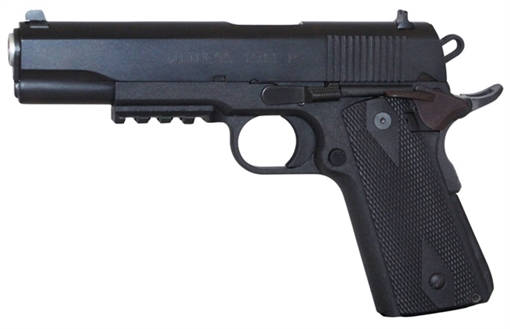 EAA Corp Tanfoglio Witness Elite 1911 Polymer (Commander) .45 ACP Pistol, Blk – 600349