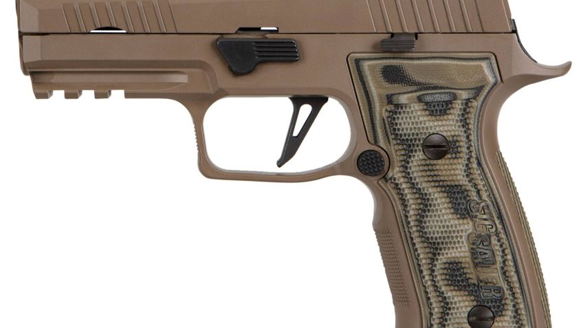 Sig Sauer P320 AXG Scorpion Carry 9mm Pistol, FDE – 320AXGCA-9-CW-SCPN-R2-10