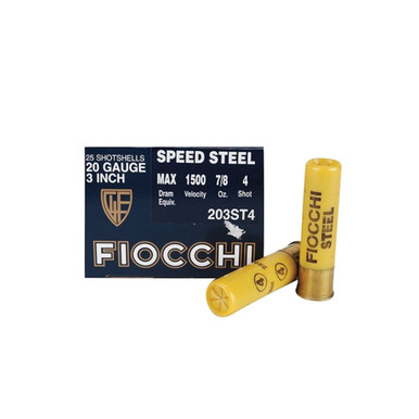 Fiocchi Extrema 3" 20 Gauge Ammo, 25 Rounds – 203ST4