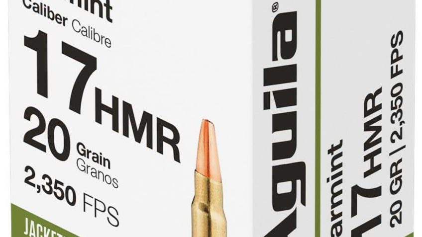 Aguila Target & Range 17 HMR 20gr Jacketed Hollow Point 50 round box