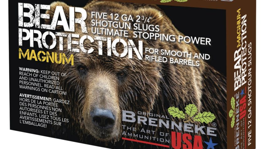 Bear Protection Slug 2-3/4" 1-3/8 oz 12 Gauge Shotgun Ammo – 5 Round Box