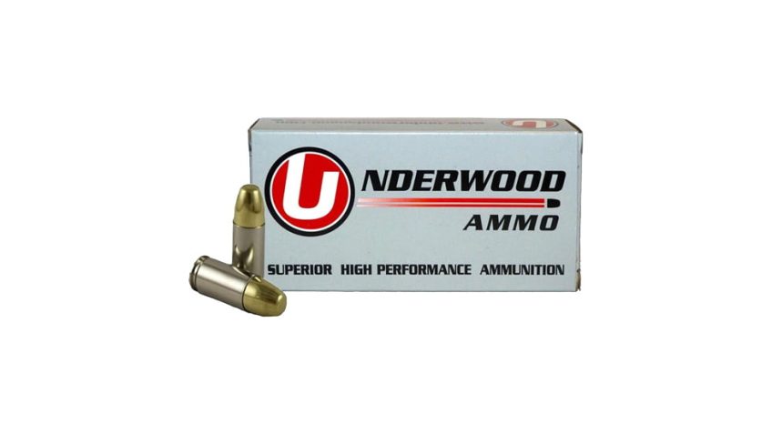 UNDERWOOD 9MM LUGER +P+ 147GR – Nickel Plated Brass Casing