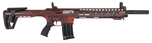 Panzer Arms AR Twelve 12 Gauge Semi-Auto Shotgun with Distressed Red Cerakote Finish