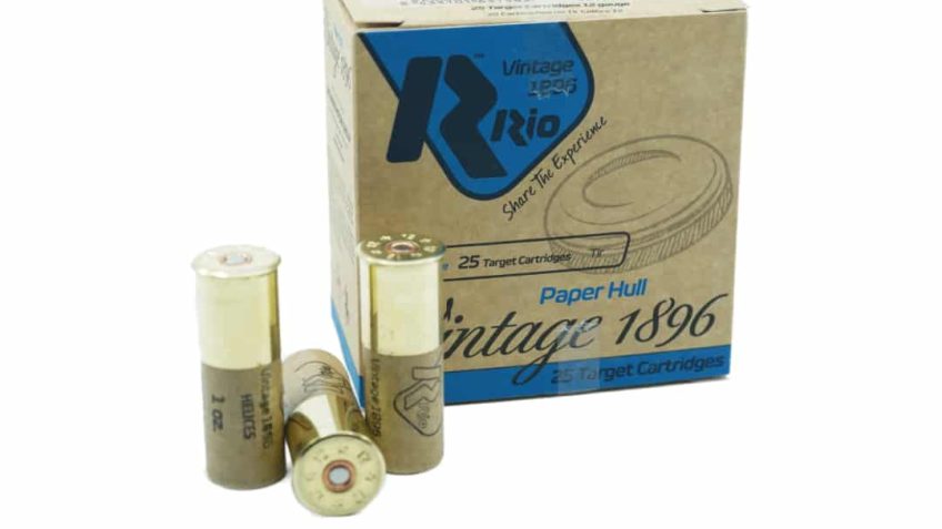 Vintage 1896 Paper Helice #7.5 12 Gauge Shotgun Ammo – 25 Round Box