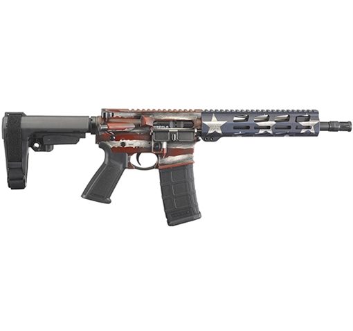 Ruger AR-556 5.56 NATO Pistol, American Flag – 8573