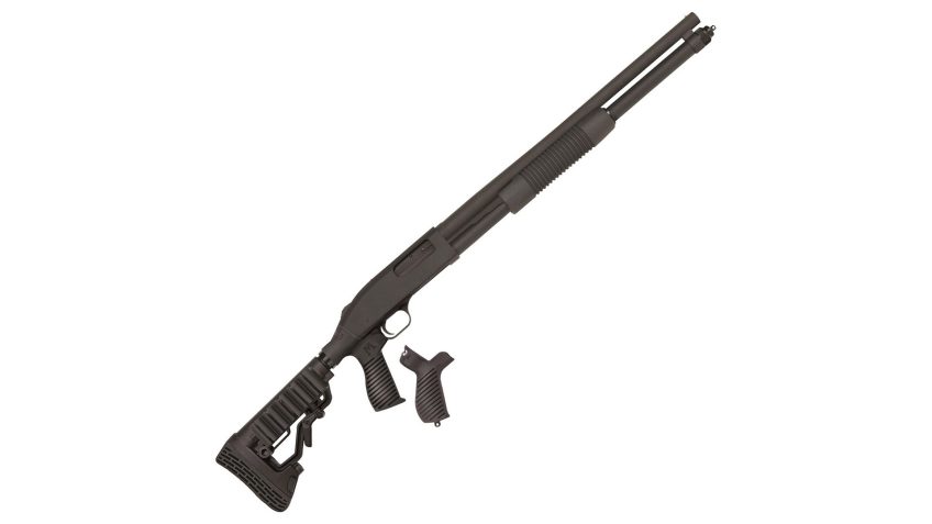 Mossberg 590 Tactical 12GA 20″ 8+1 3″ Pump-Action Shotgun – Black