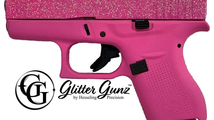 Glock 42 Pixie Pink Glitter .380 ACP 3.25″ Barrel 6-Rounds