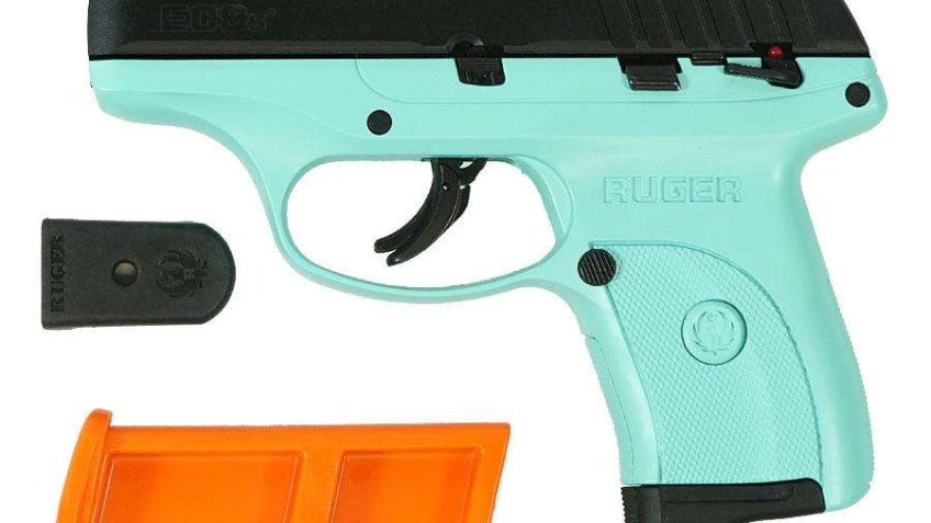 Ruger EC9s Robin’s Egg Blue / Black 9mm 3.12″ Barrel 7-Rounds Thumb Safety