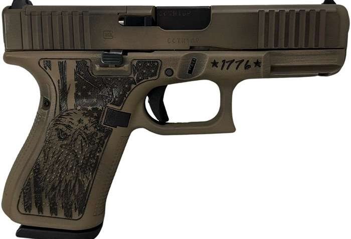 Glock 19 Gen5 MOS “Old Glory” Flat Dark Earth 9mm 3.4″ Barrel 15-Rounds