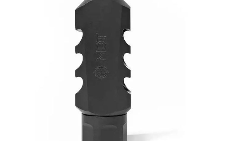 Mdt Sporting Goods Inc 103516BLK Elite Muzzle Brake  30 Cal 7.62mm Black Steel 3 Port 5824 tpi UPC: 709951107201