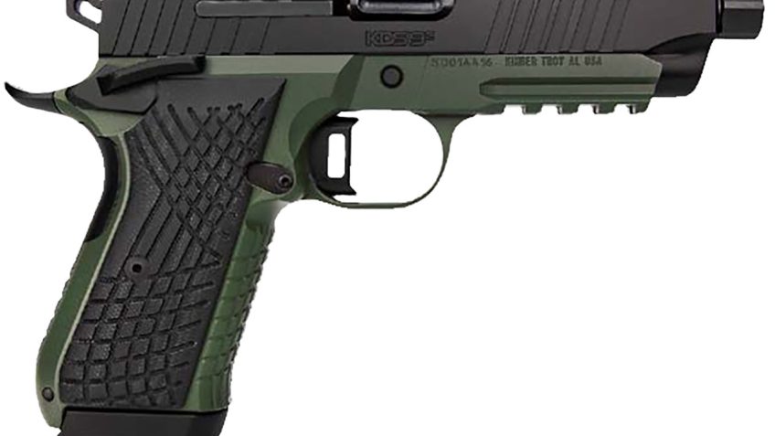 Kimber 3100022 KDS9C TFS 9mm 15+1 18+1 4.60" Ranger Green/ Black Front and Rear Serrations Stainless Steel G-10 Grip