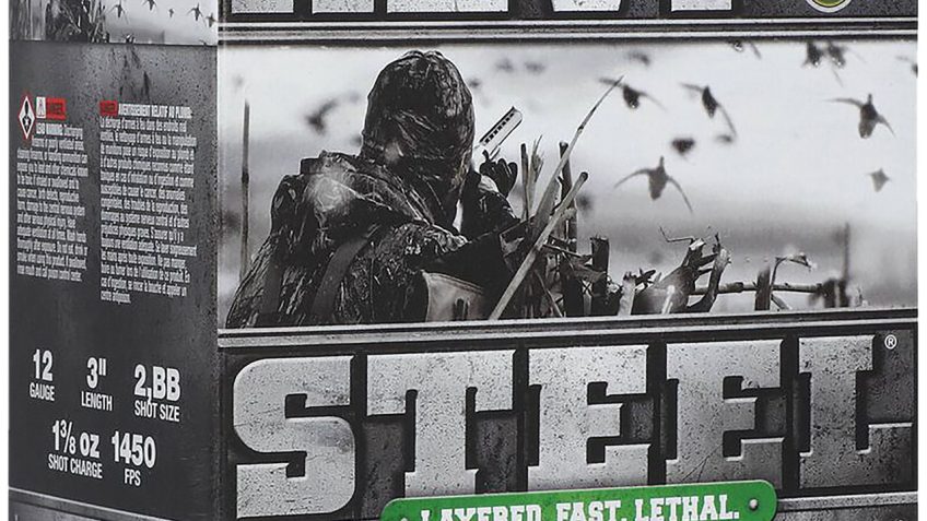 HEVI-Shot HS60288 HEVI-Steel Waterfowl 12 Gauge 3" 1 3/8oz 2/BBShot 25 Per Box