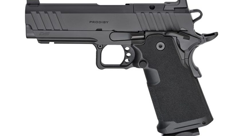 Springfield Armory PH9117AOSLC 1911 DS Prodigy 9mm 10+1 4.25" Black Cerakote Optic Ready/Serrated Carbon Steel Slide Black Cerakote Polymer Grip Ambidextrous