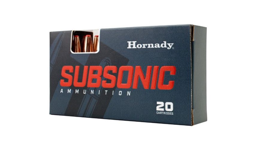 Hornady Subsonic 45-70 Government 410gr Sub-X Rifle Ammo – 20 Rounds