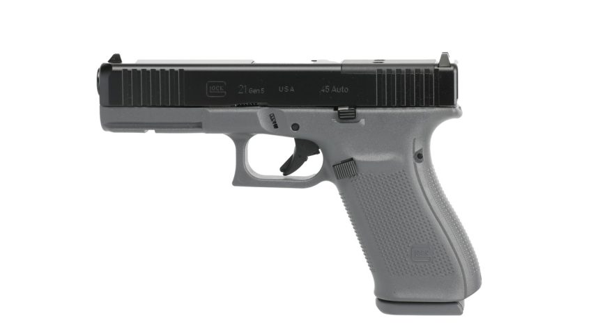 Glock G21 G5 MOS Grey / Black .45 ACP 4.61″ Barrel 10-Rounds