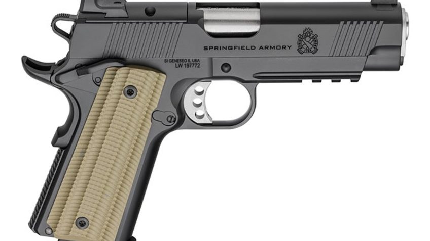 Springfield Armory Operator AOS 45 ACP Semi Auto Pistol – 8+1 Rounds, 4.25″ Barrel, Blue/Black, Night Sights