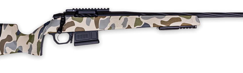 Weatherby 307 6.5 Creedmoor 22" Threaded Barrel Custom HUSH Camo Rifle