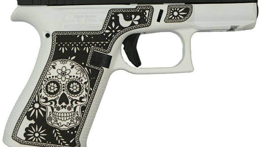 Glock 43X OR “Sugar Skull” Black / White 9mm 3.4″ Barrel 10-Rounds RMR Cut