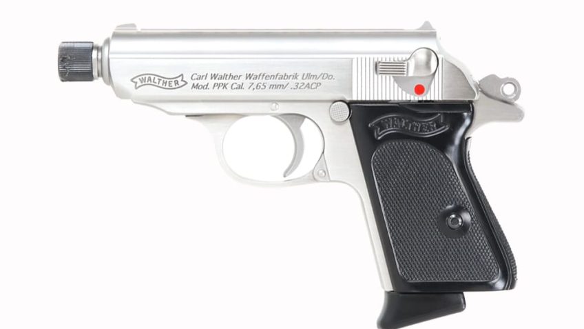 Walther PPK Stainless .32 ACP 3.3″ Threaded Barrel 6-Rounds