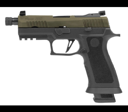 Sig P320 Two-Tone Pistol 9mm Moss Green/Gray 21rds Suppressor Ready 4.6" – 320XCA-9-MGXR3-TB-R2