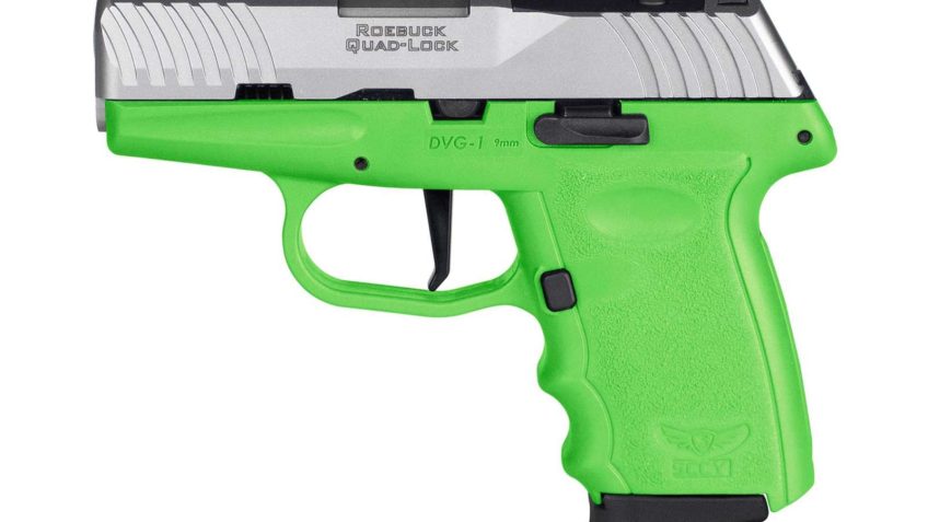 SCCY DVG-1 RDR Lime Frame/Stainless Slide 9mm 3.1â€ Barrel 10-Rounds