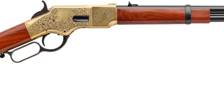 UBERTI 1866 Yellowboy Deluxe .45 Colt 20in 10rd A-Grade Satin Walnut Stock Lever Action Rifle (342341)