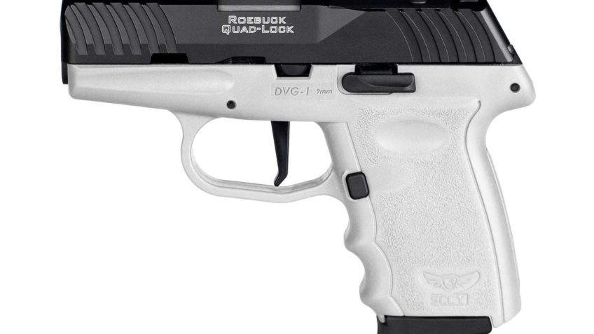 SCCY DVG-1 RDR White Frame/Black Slide 9mm 3.1â€ Barrel 10-Rounds