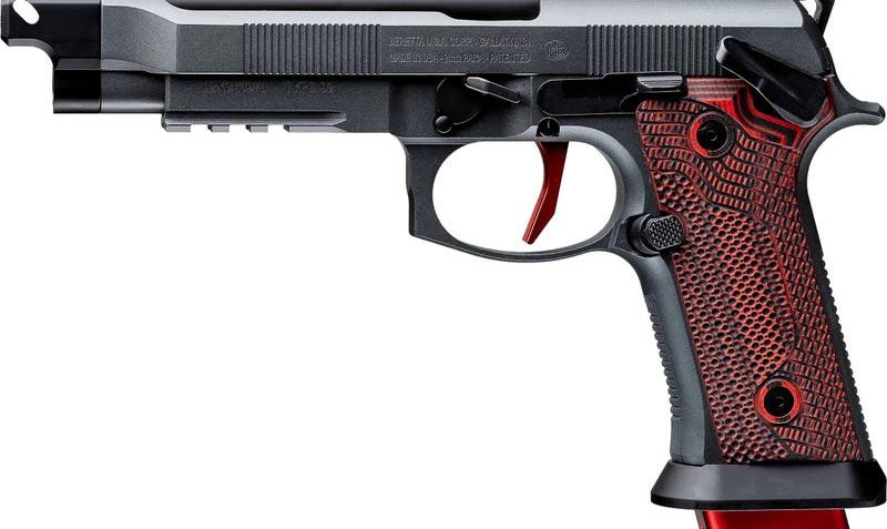 Beretta Pistol 92XI Gara W/ Gray / Red G10 Grip 9mm 5.1" 22rd Pistol – J92XFMSA21CAV