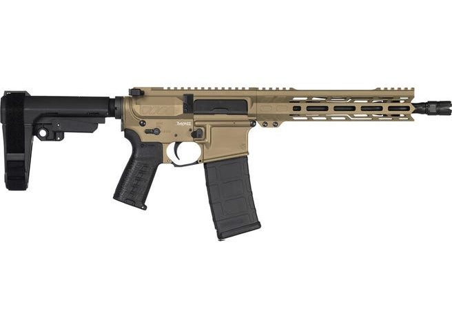 CMMG Banshee Mk4 AR-15 Pistol Tan 5.56 NATO 10.5″ Barrel 30-Rounds 1/2×28 Threaded Muzzle