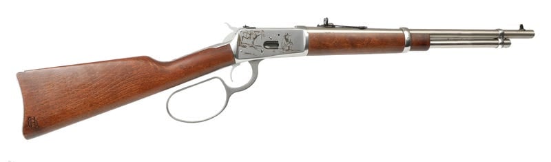 Heritage Firearms R92 Stainless Engraved .357 Mag / .38 SPL 18″ Barrel 8-Rounds