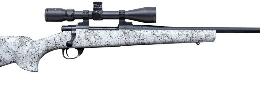 Howa M1500 Snow Camo .243 Win 22″ Barrel 3-Rounds w/ Game Pro 4-12×40