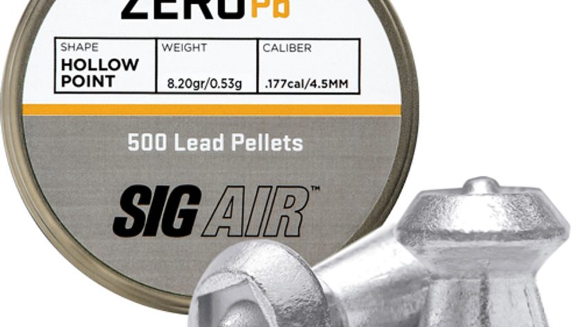 SIG SAUER Zero .177 Cal 8.18 Grain 500ct Blister Pack Lead Air Gun Pellets (AIR-AMMO-ZPB-177)