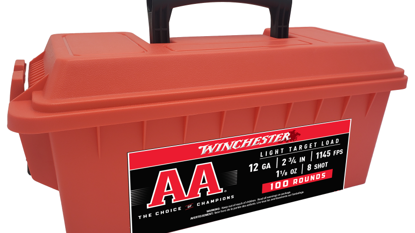 Winchester AA Target Load Shotshells with Ammo Can