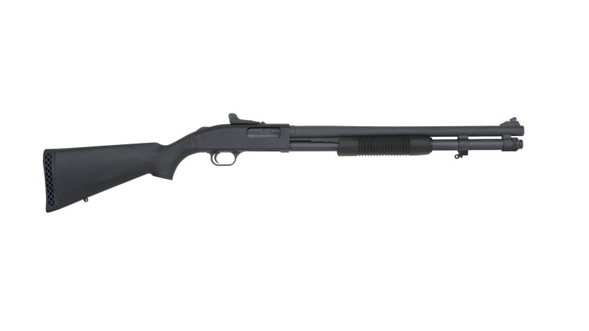 Mossberg 590A1 12GA 20″ 8+1 3″ Pump-Action Shotgun w/ Ghost Ring Sights – Black