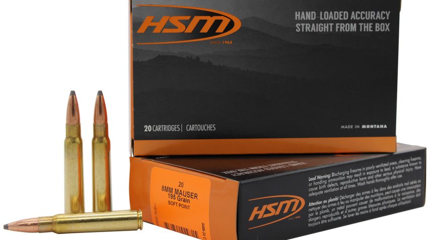 HSM 8MAUSER5N 8mmMauser 195gr Soft Point 20 Per Box