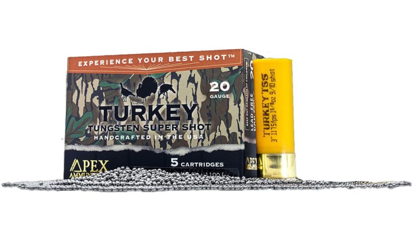 Apex Turkey TSS Greenleaf Shotgun Ammo 20 ga. 3 in. 1-5/8 oz. #9/10 shot 5