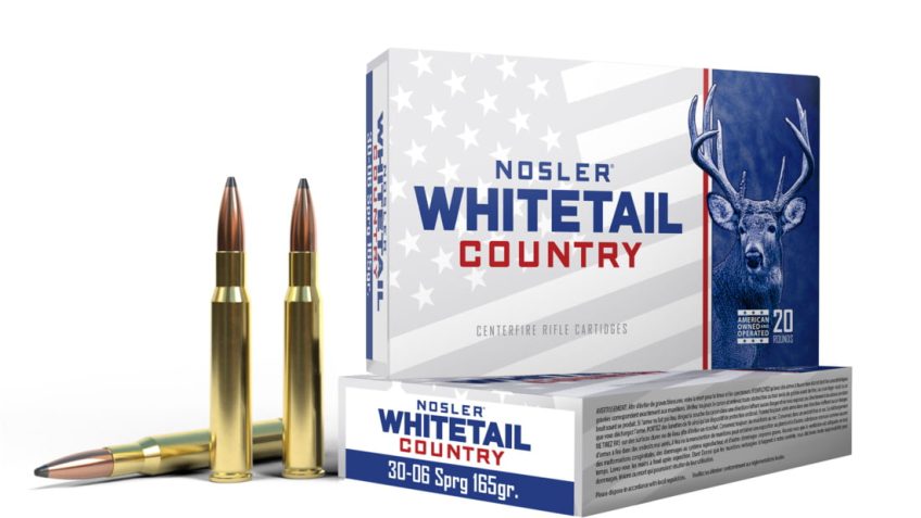 Nosler Whitetail Country Rifle Ammo 30-06 Sprg. 165 gr. SB SP 20 rd.