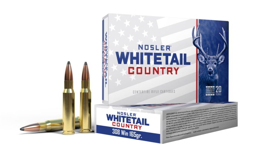 Nosler Whitetail Country Rifle Ammo 308 Win 165 gr. SB SP 20 rd.