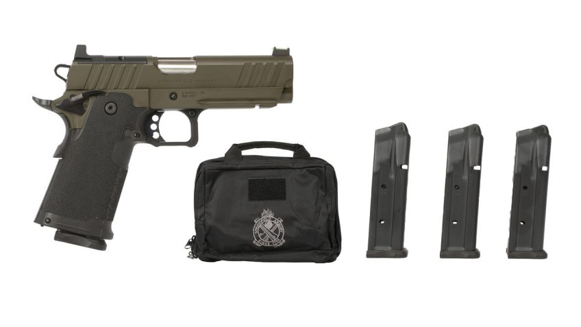 Springfield Armory 1911 DS Prodigy AOS OD Green 9mm 4.25″ Barrel 20-Rounds w/ 5 Mags, Bag