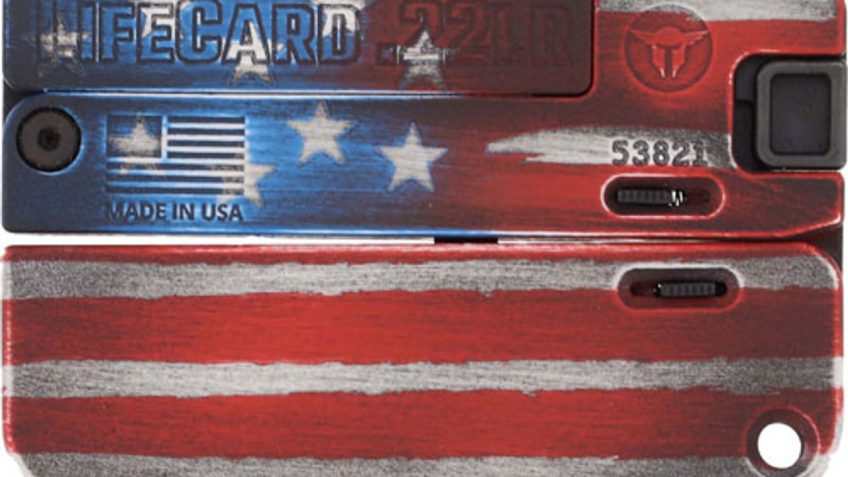 TRAILBLAZER LIFECARD 22WMR SINGLE SHOT AMERICAN FLAG